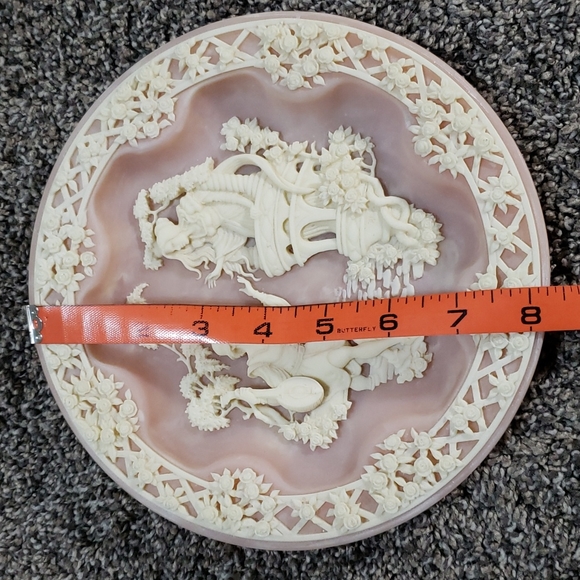 Bradex 1988 Romeo & Juliet Shakespearean Lovers Incolay Stone Collector's Plate - Picture 9 of 16